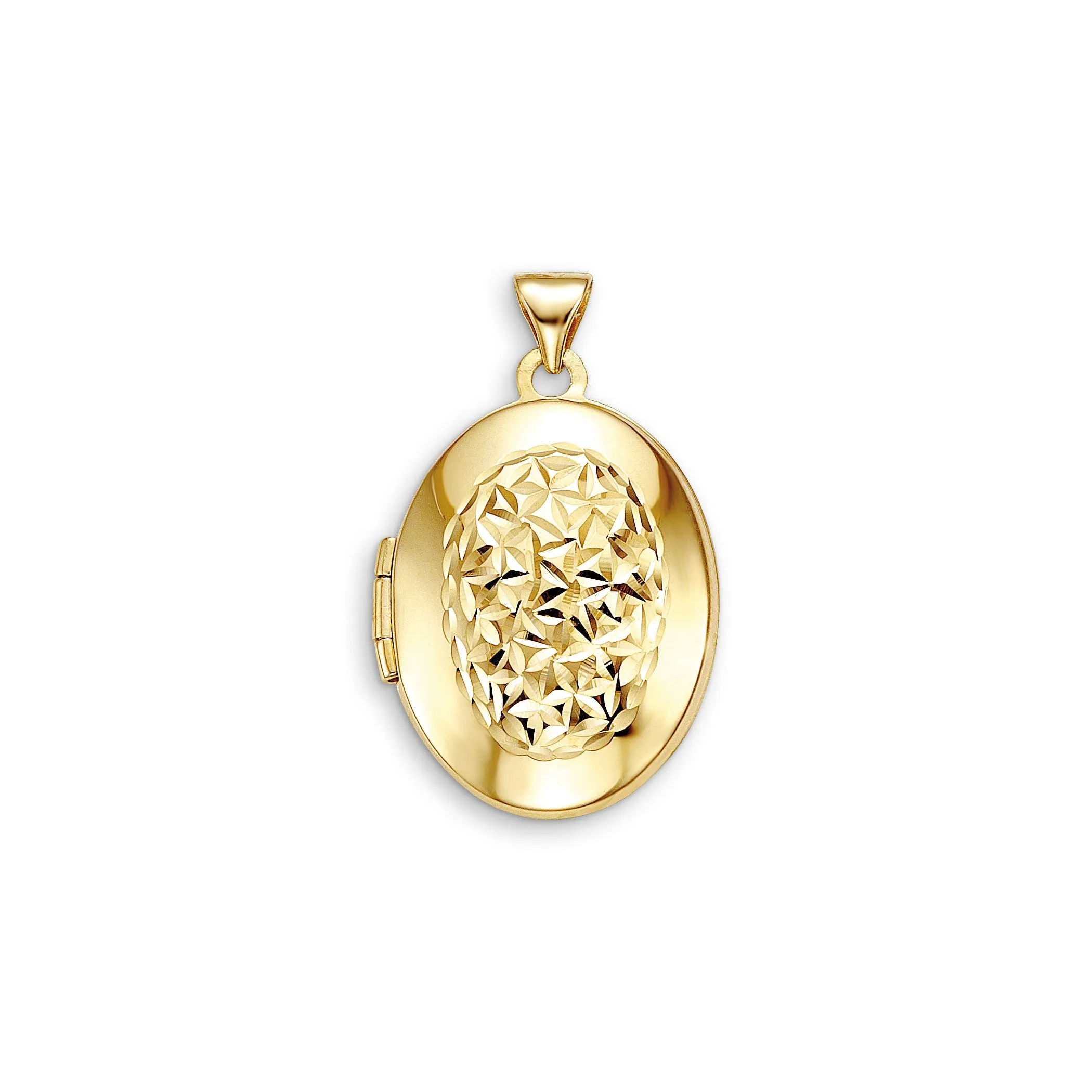 10k Gold Fancy Oval Locket