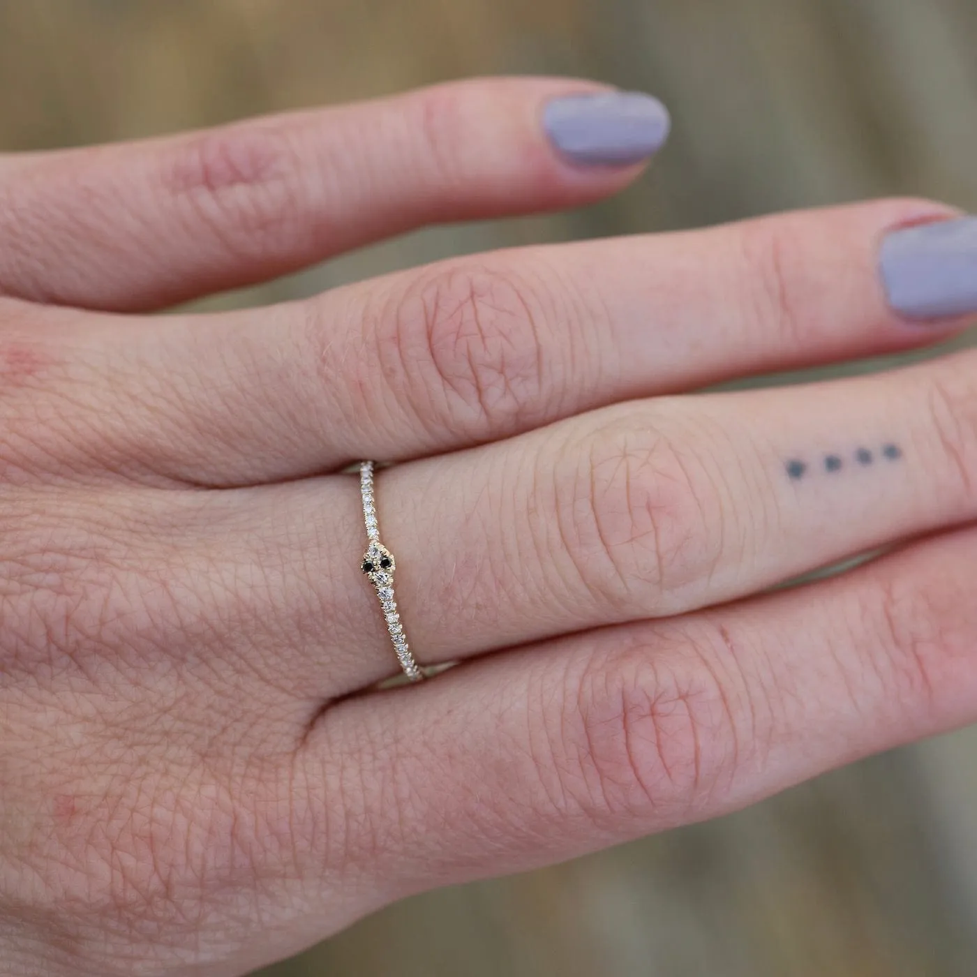 14k Snake Ouroboros Ring