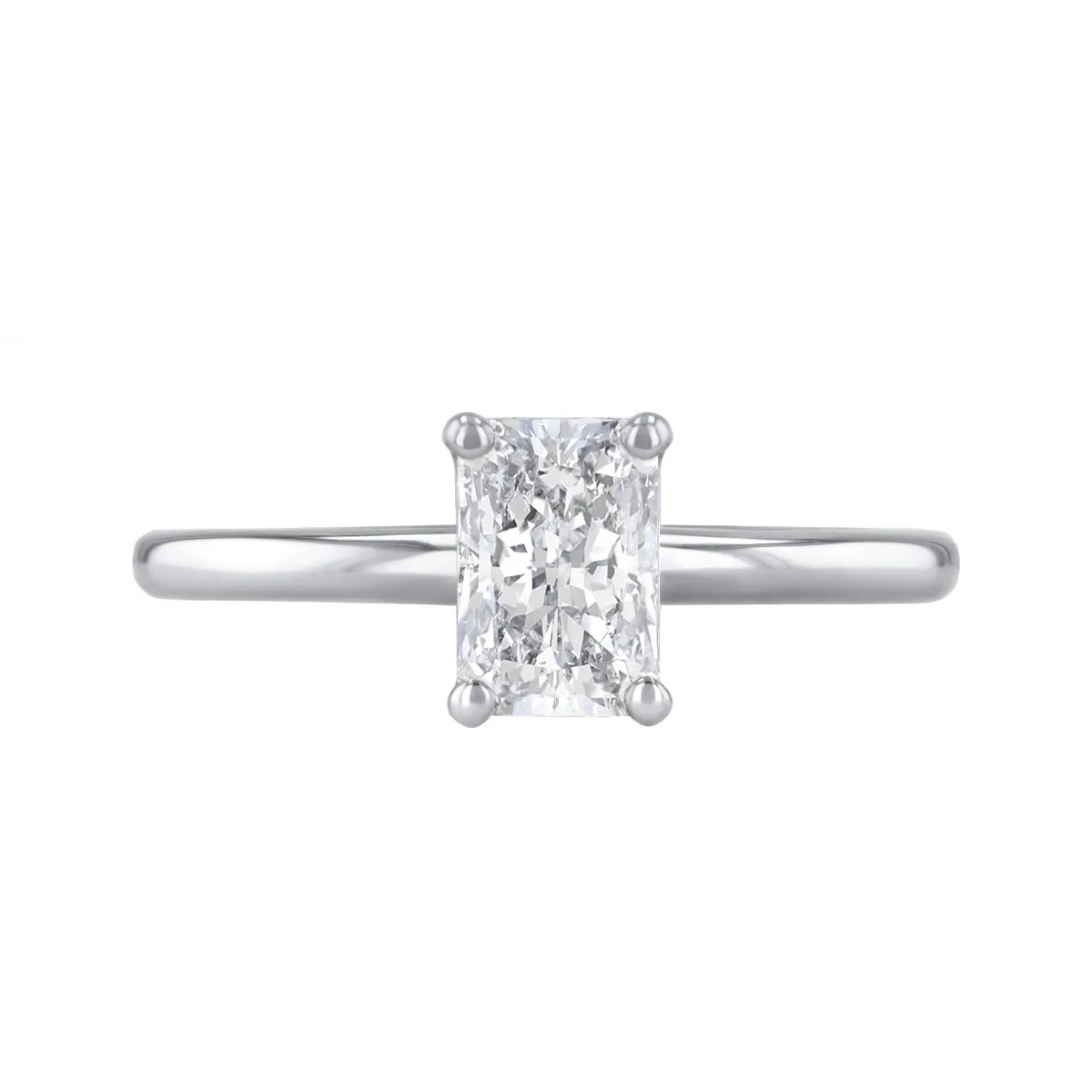 2-00ct Sofia Radiant Cut Diamond Solitaire Engagement Ring | Platinum