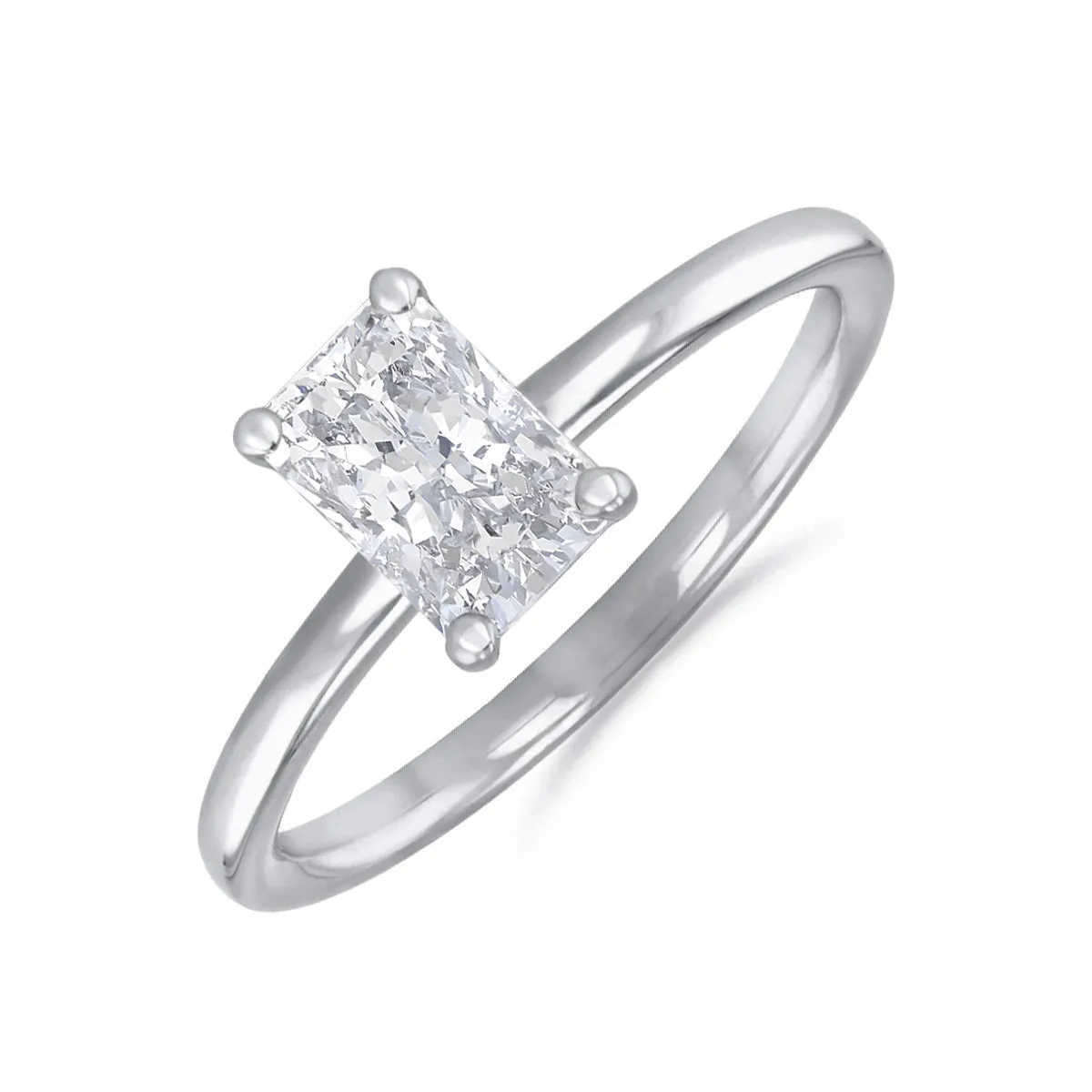 2-00ct Sofia Radiant Cut Diamond Solitaire Engagement Ring | Platinum