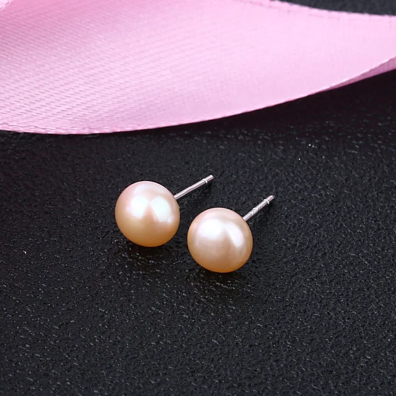 2 Pairs Earrings S925 Sterling Silver Stud Earrings