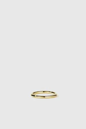 2mm Halo Band - 23ct Gold Plated