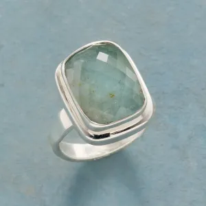 Aqua Harlequin Ring