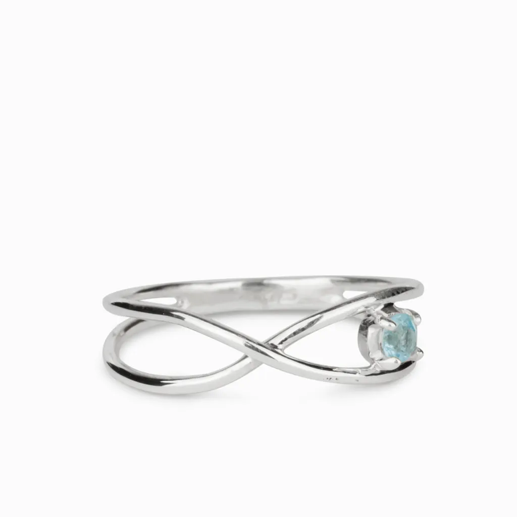 Aquamarine Birthstone Ring