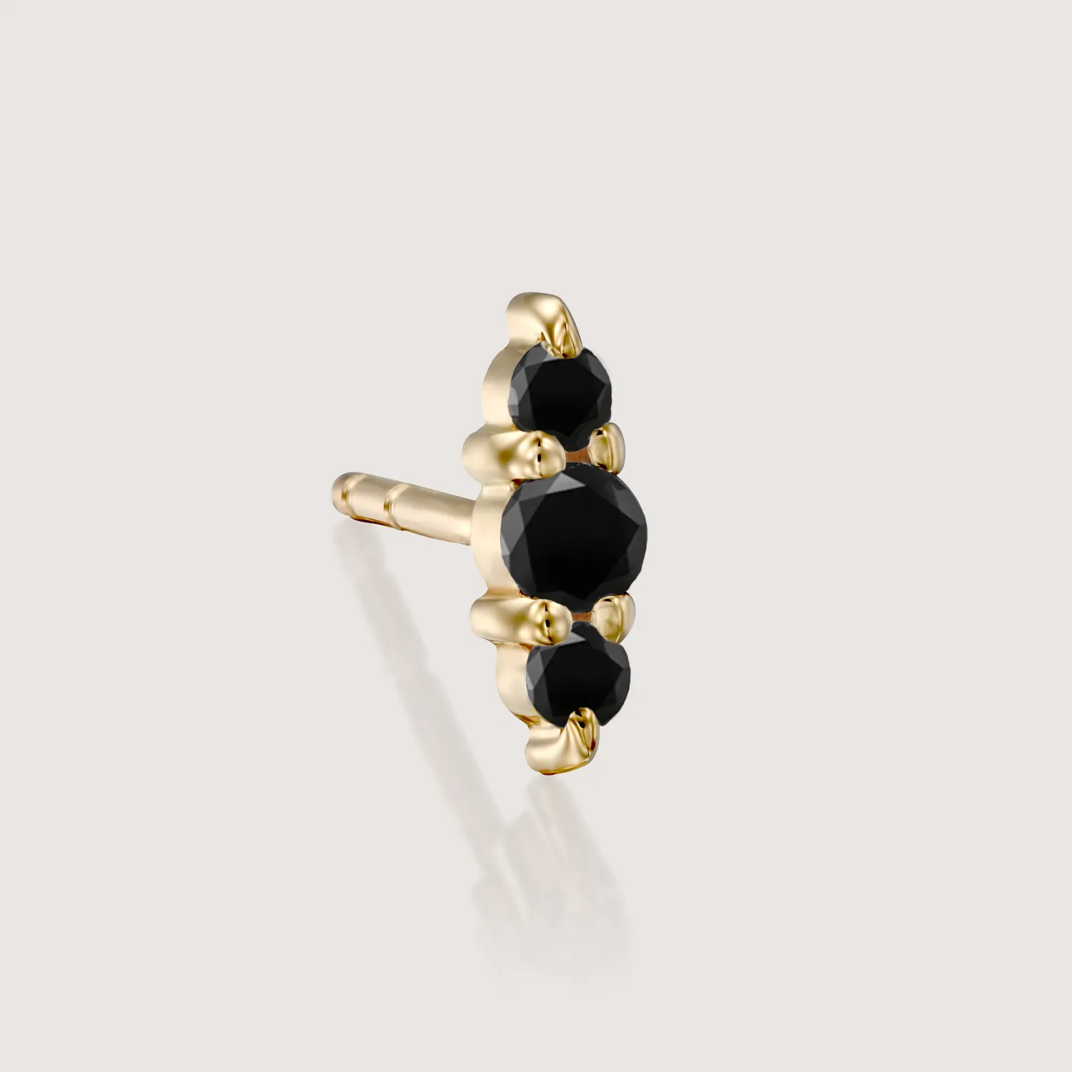 Audrey Earring Black Diamonds