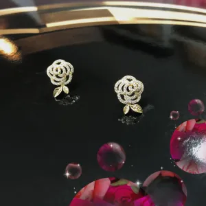 Audrey Shakespeare Rose Earrings