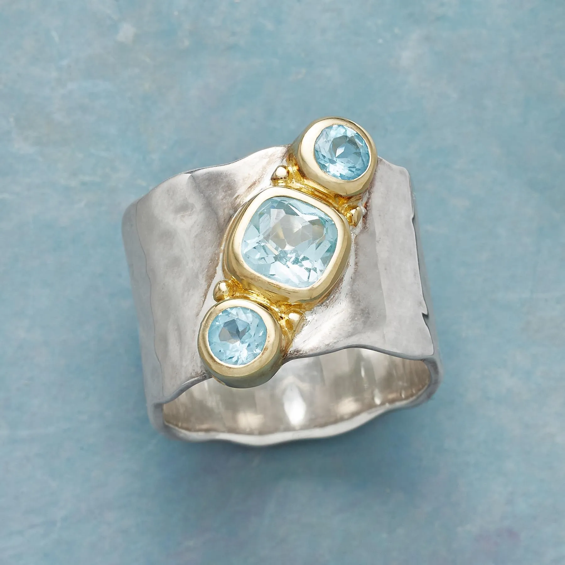 Blue Topaz Pageant Ring