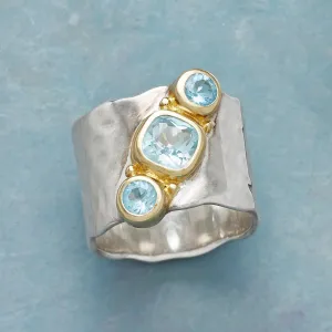 Blue Topaz Pageant Ring