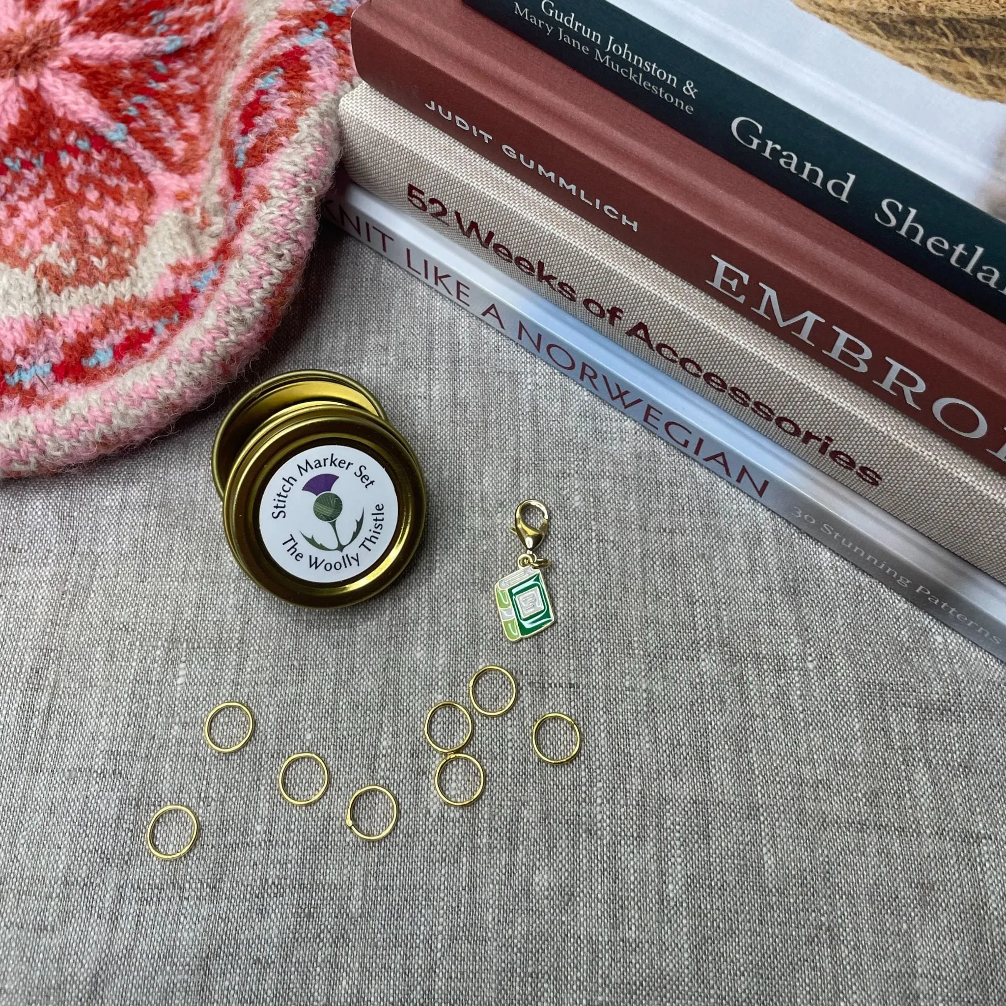 Book Stitch Marker Set