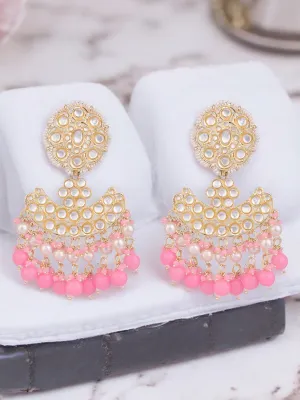 Bridal Pearl Stone  Beaded Weddings Earrings, Bridal Kundan, indian Pearl earrings, bollywood, earrings, Weddings Jewellery