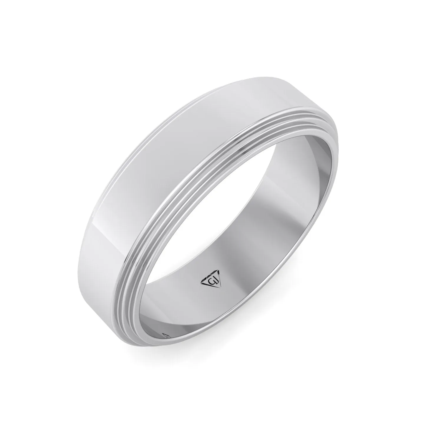 Brooklyn - Unisex 6mm Plain Wedding Band