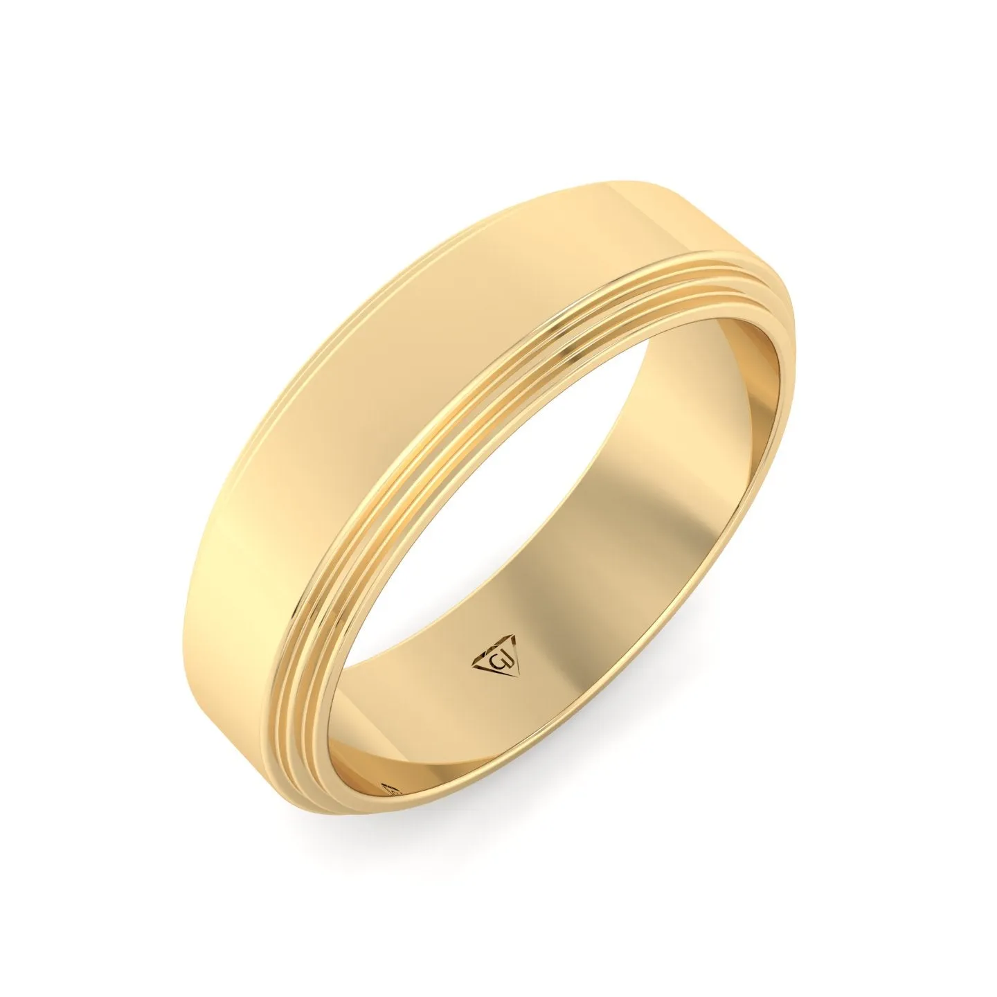 Brooklyn - Unisex 6mm Plain Wedding Band