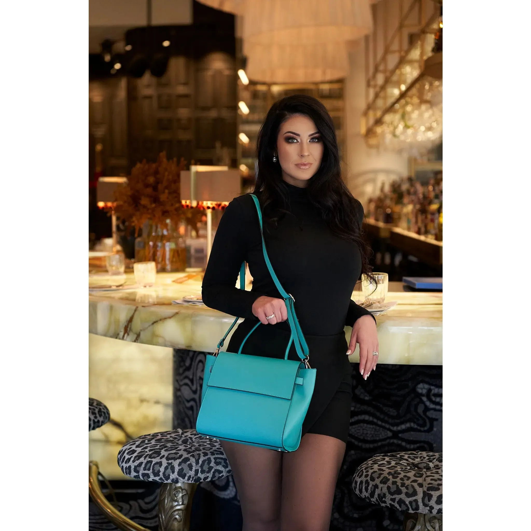 Calista Tote (Teal)