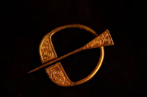 Celtic Spiral Penannular Brooch - R02