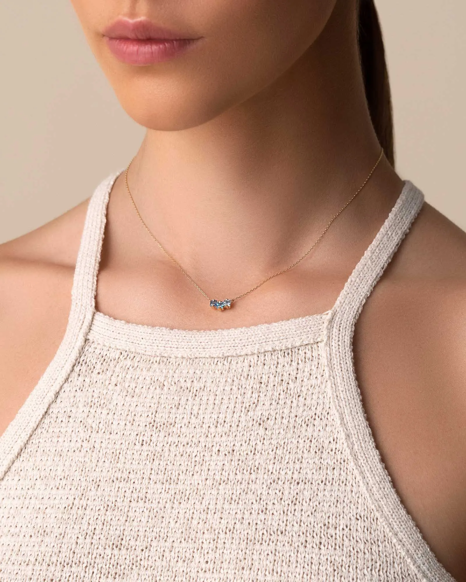 Cierra Blue Ombre Mini Bar Pendant