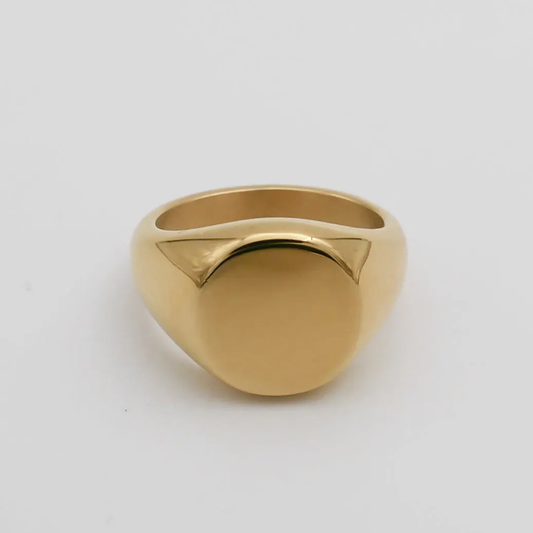 Classic Gold Signet Ring