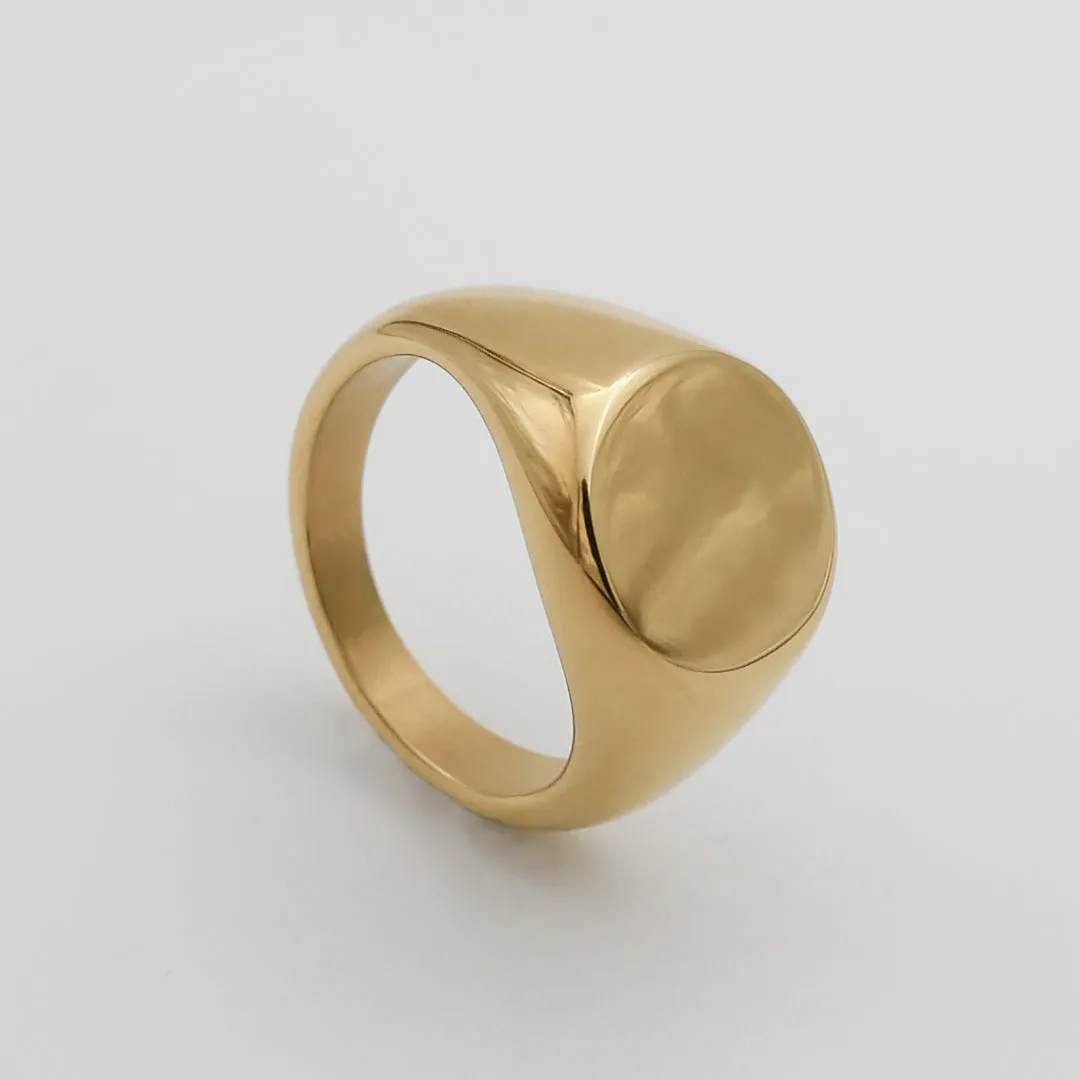 Classic Gold Signet Ring