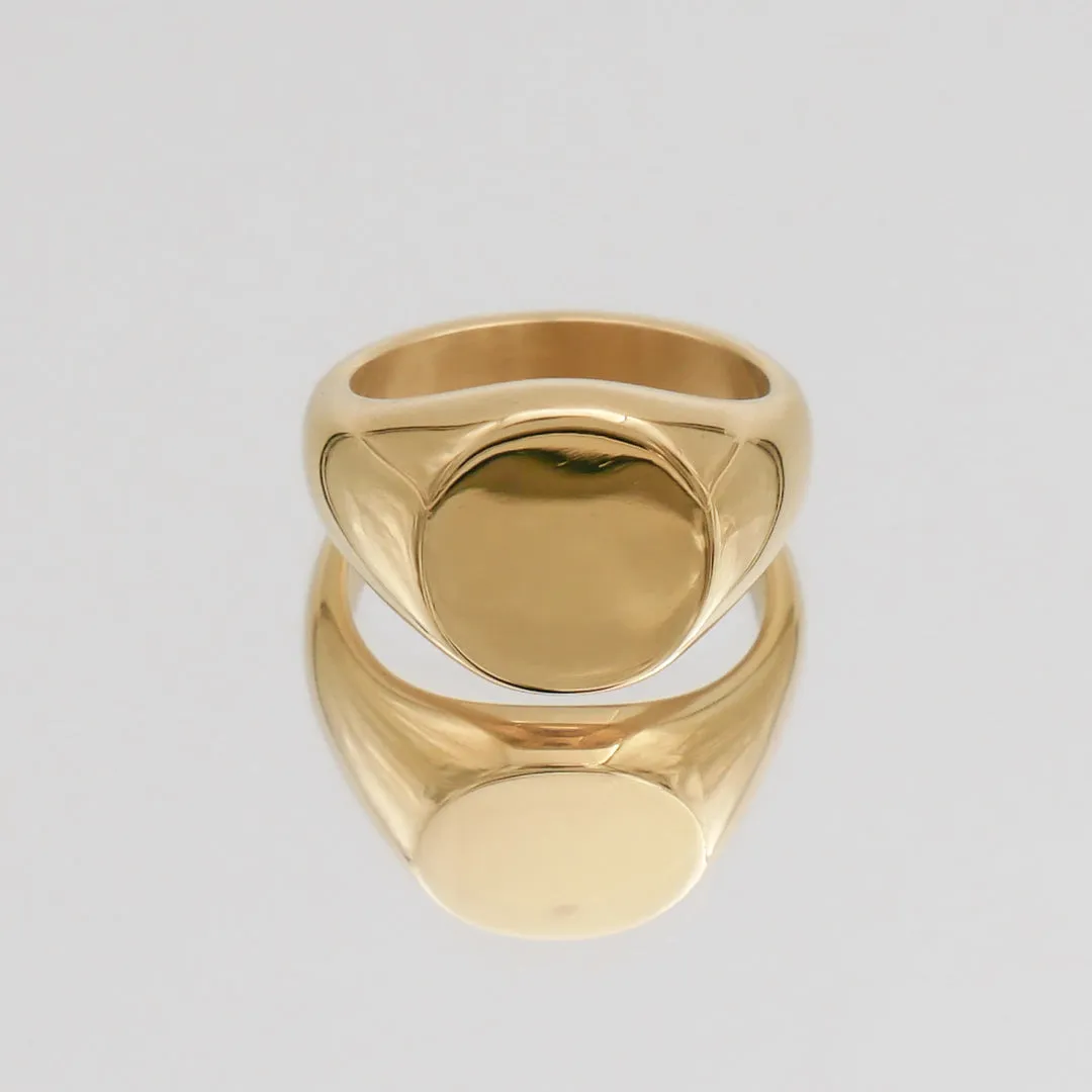 Classic Gold Signet Ring