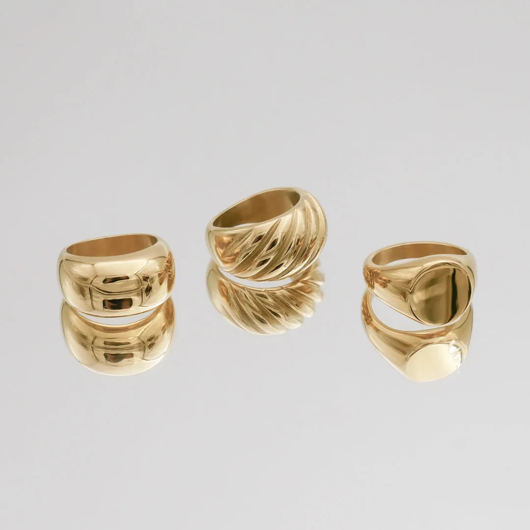 Classic Gold Signet Ring