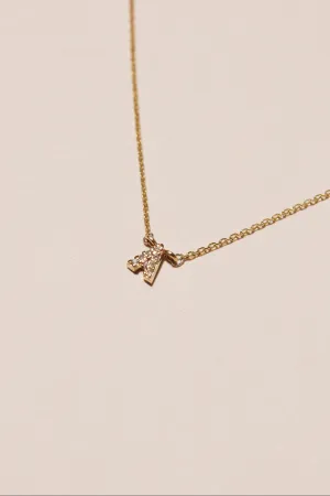 CONNECT DIAMOND INITIAL NECKLACE