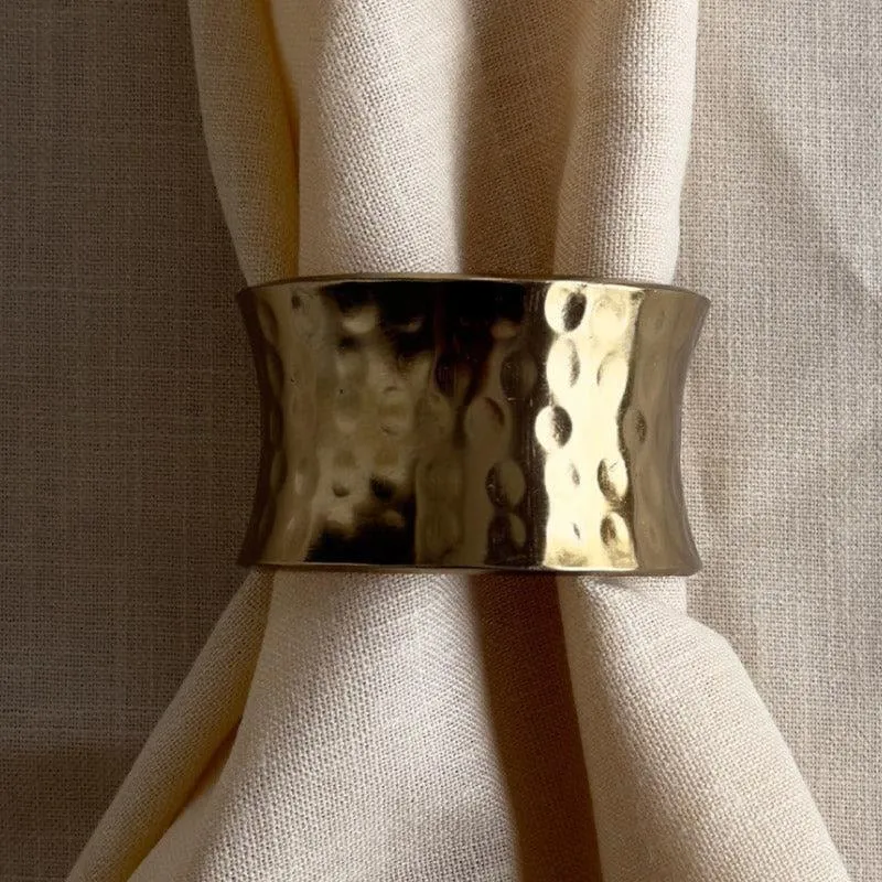 Cylindrical Napkin Ring - Set Of Four