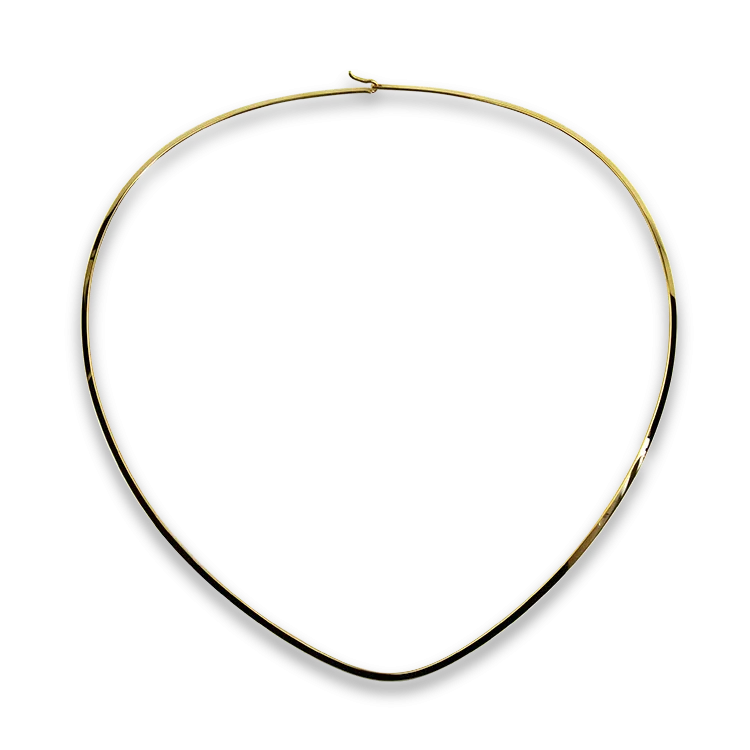 Estate 18k Yellow Gold Collar Necklace