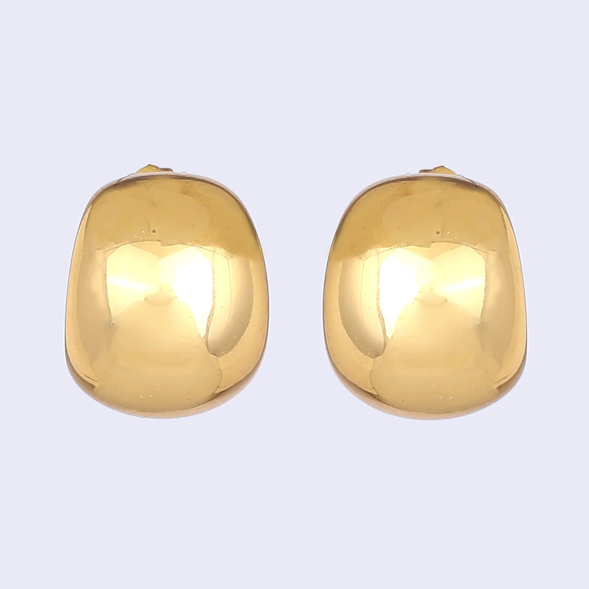 Estele Gold Plated Fashionable Demifine Statement Stud Earrings for Girls and Women