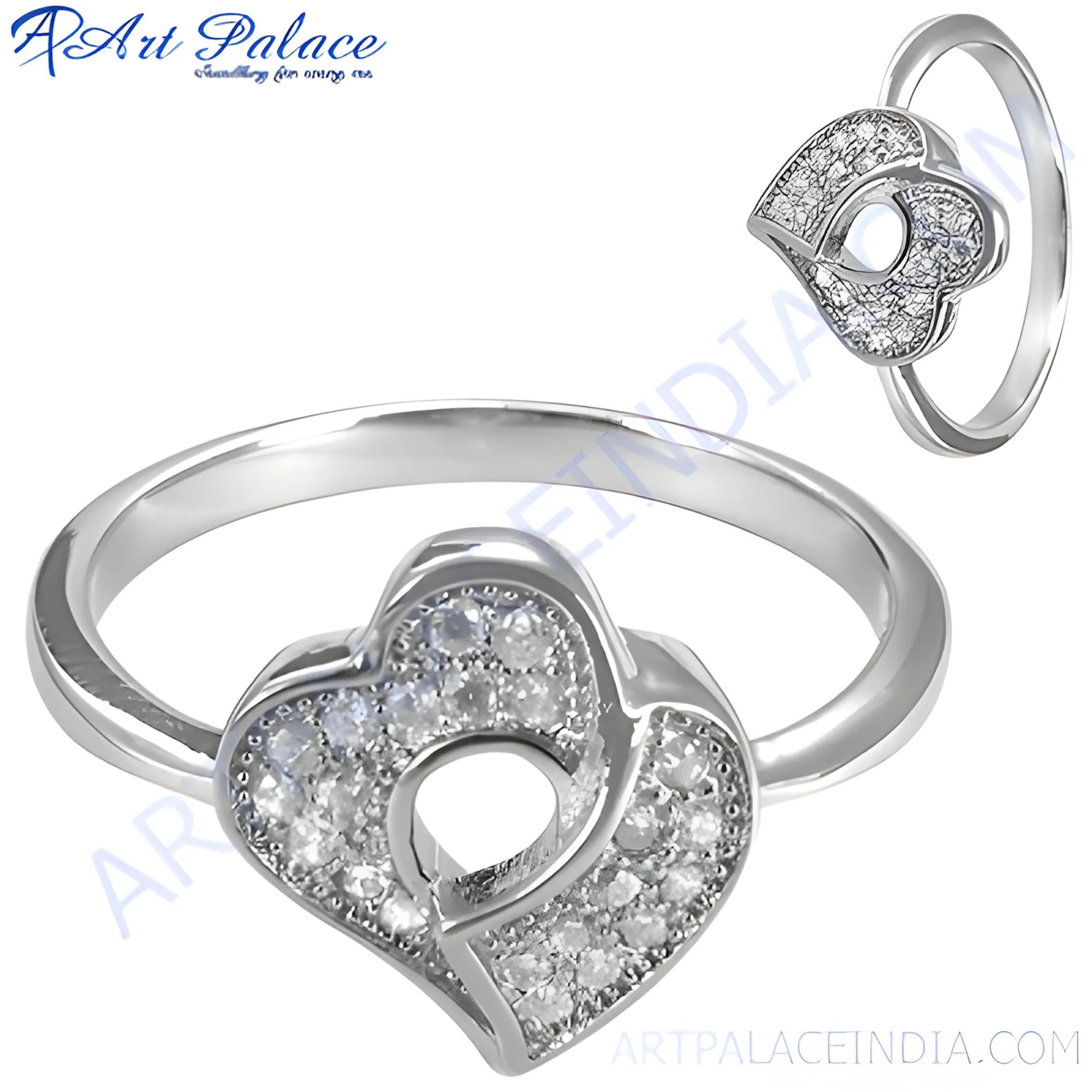 Exclusive 925 Silver Rings with Cubic Zirconia - Shop Now