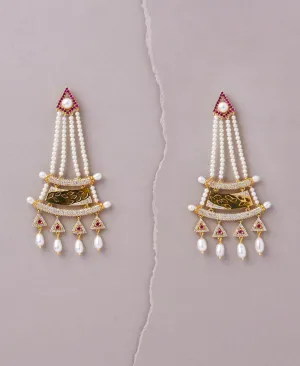 Faiza Regal Chandeliers Earring