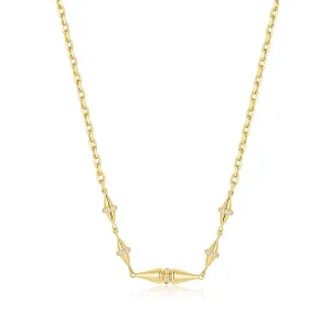 Gold Geometric Chain Necklace