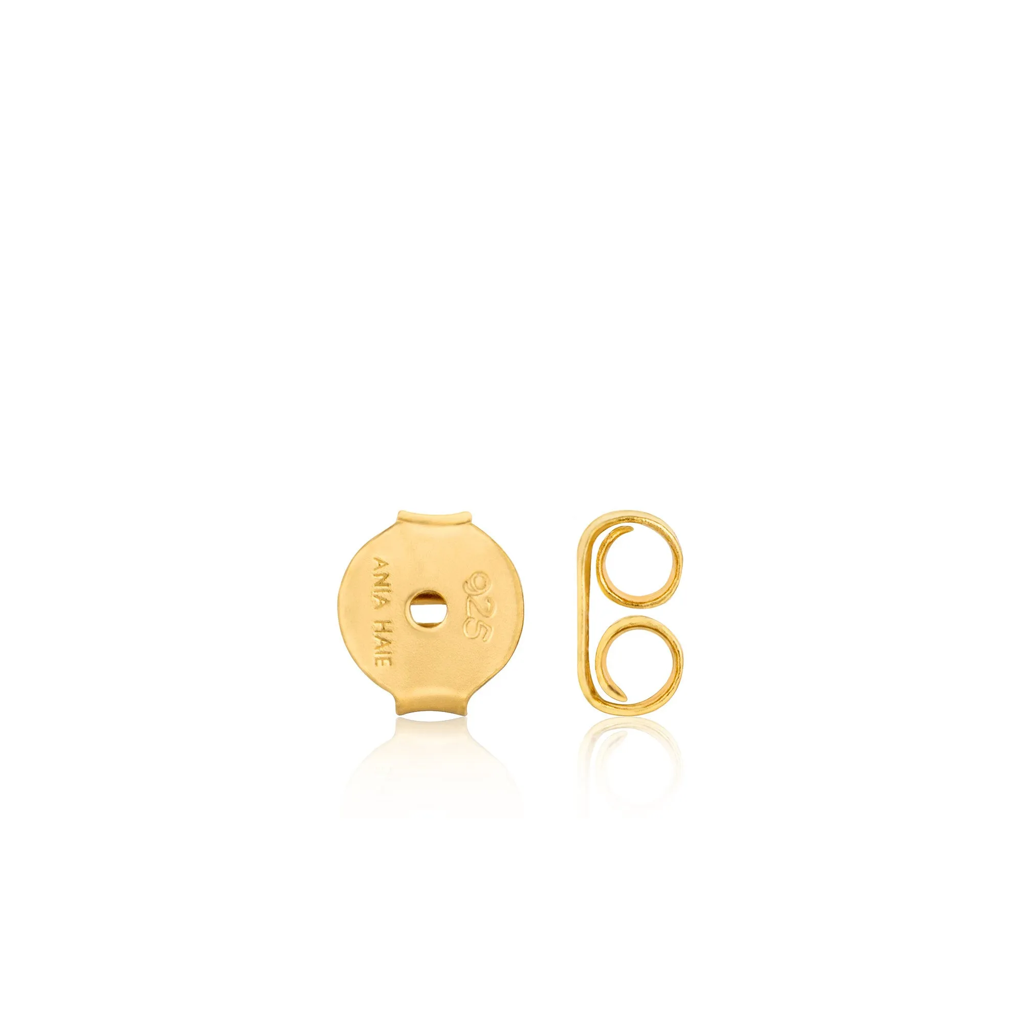 Gold Glow Curve Earrings