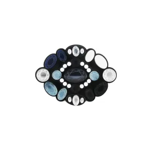 Gothic Semi Precious Stone Brooch