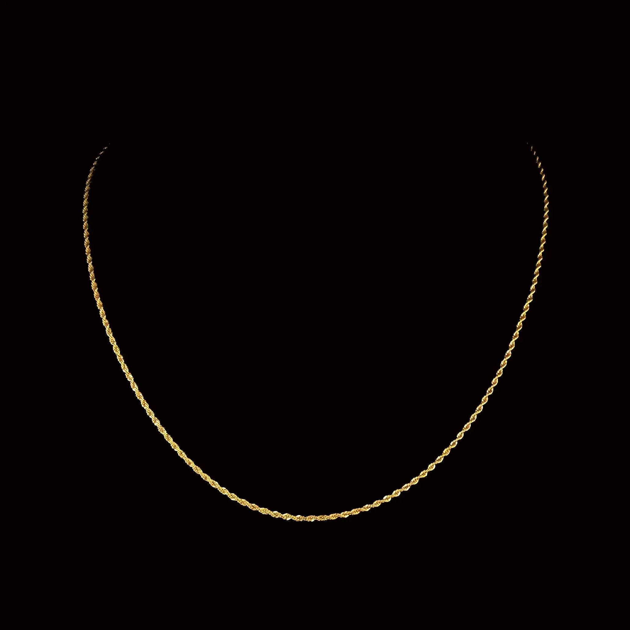 Graham Golden Rope Chain Necklace