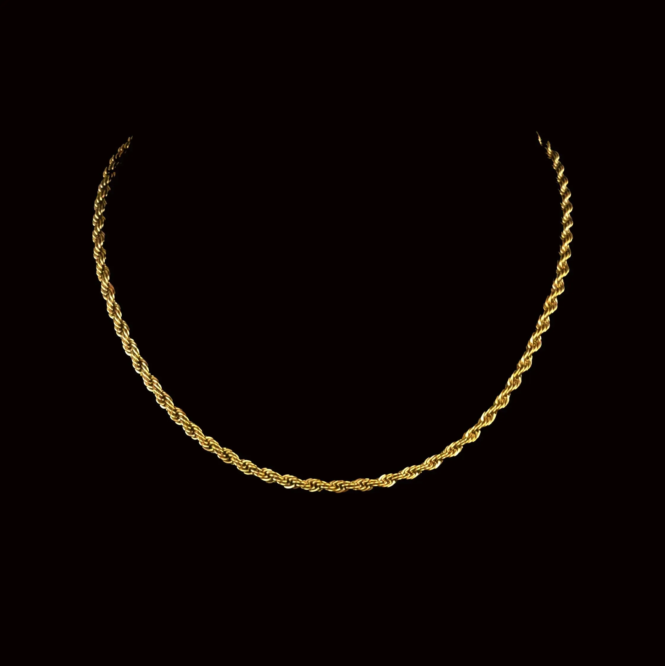 Graham Golden Rope Chain Necklace