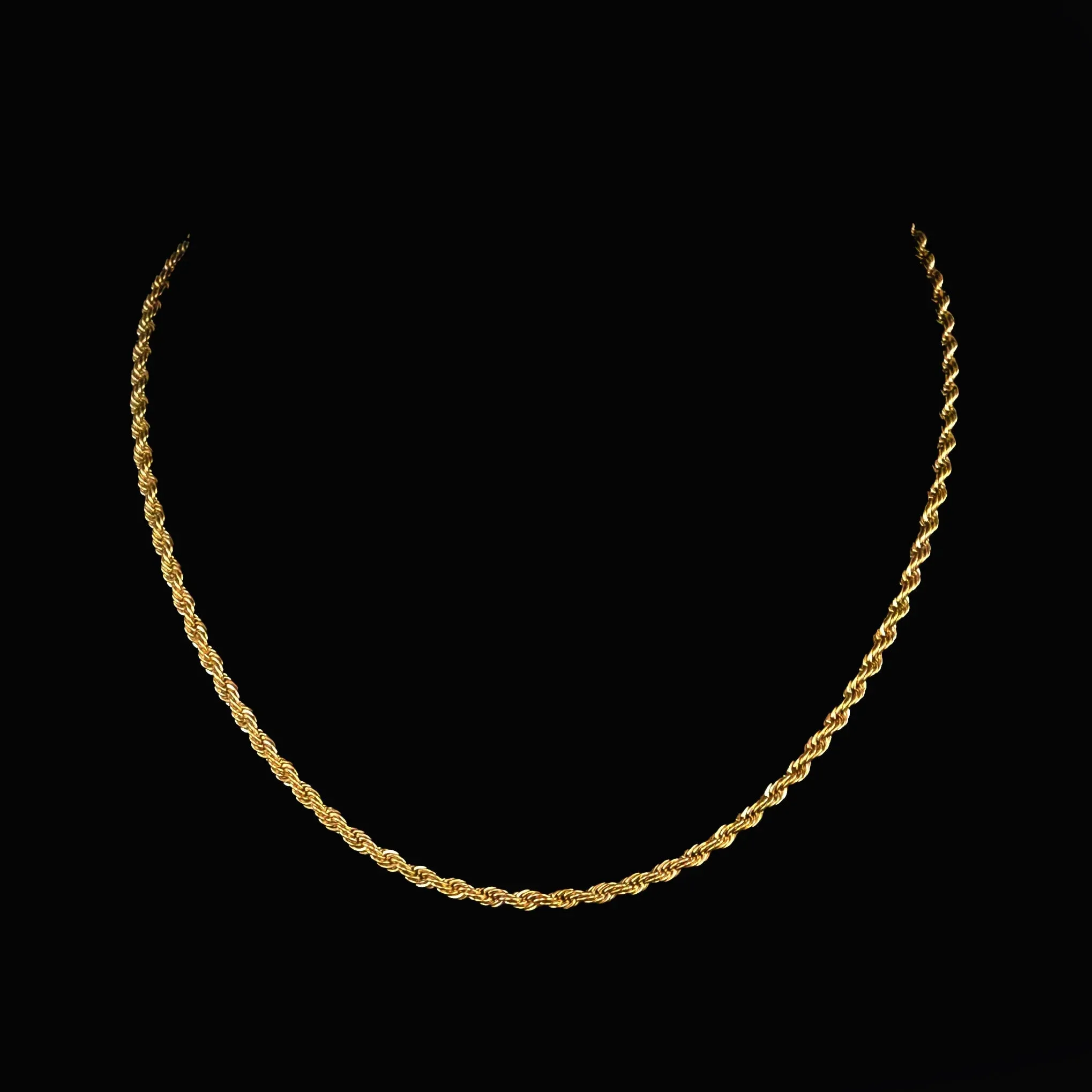 Graham Golden Rope Chain Necklace