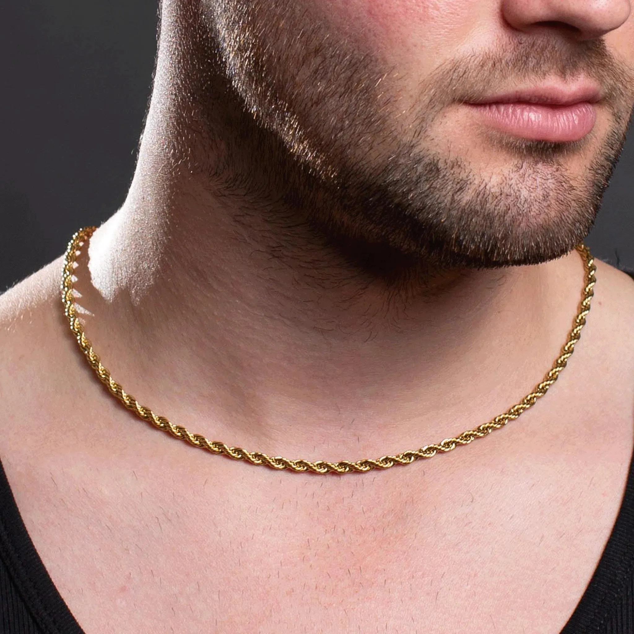 Graham Golden Rope Chain Necklace