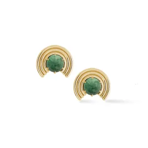 Grand Revival Studs Jade