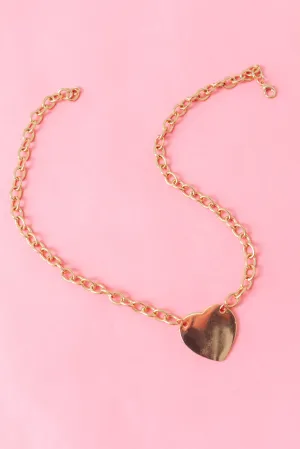 Heart Of Gold Necklace - Gold