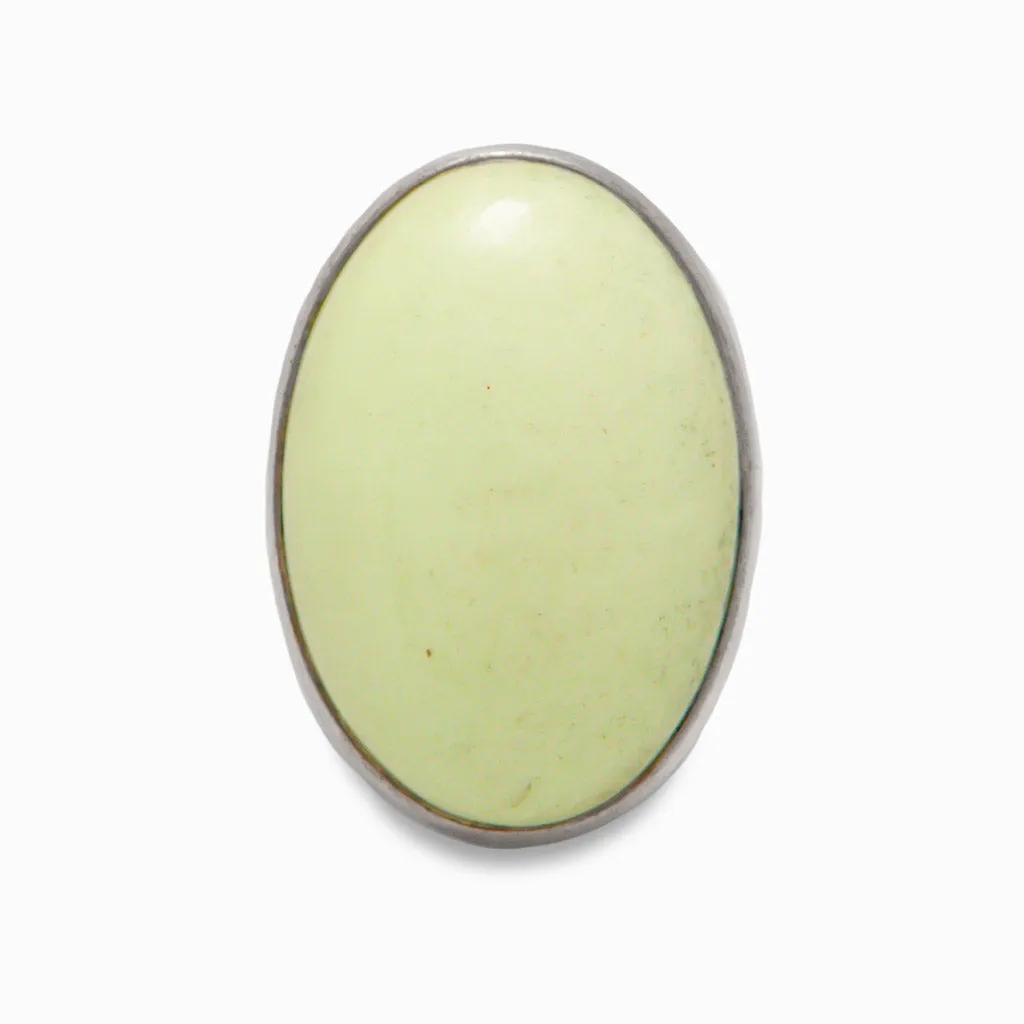 Lemon Chrysoprase Ring