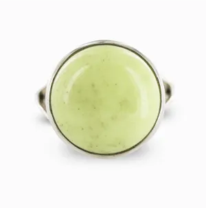 Lemon Chrysoprase Ring