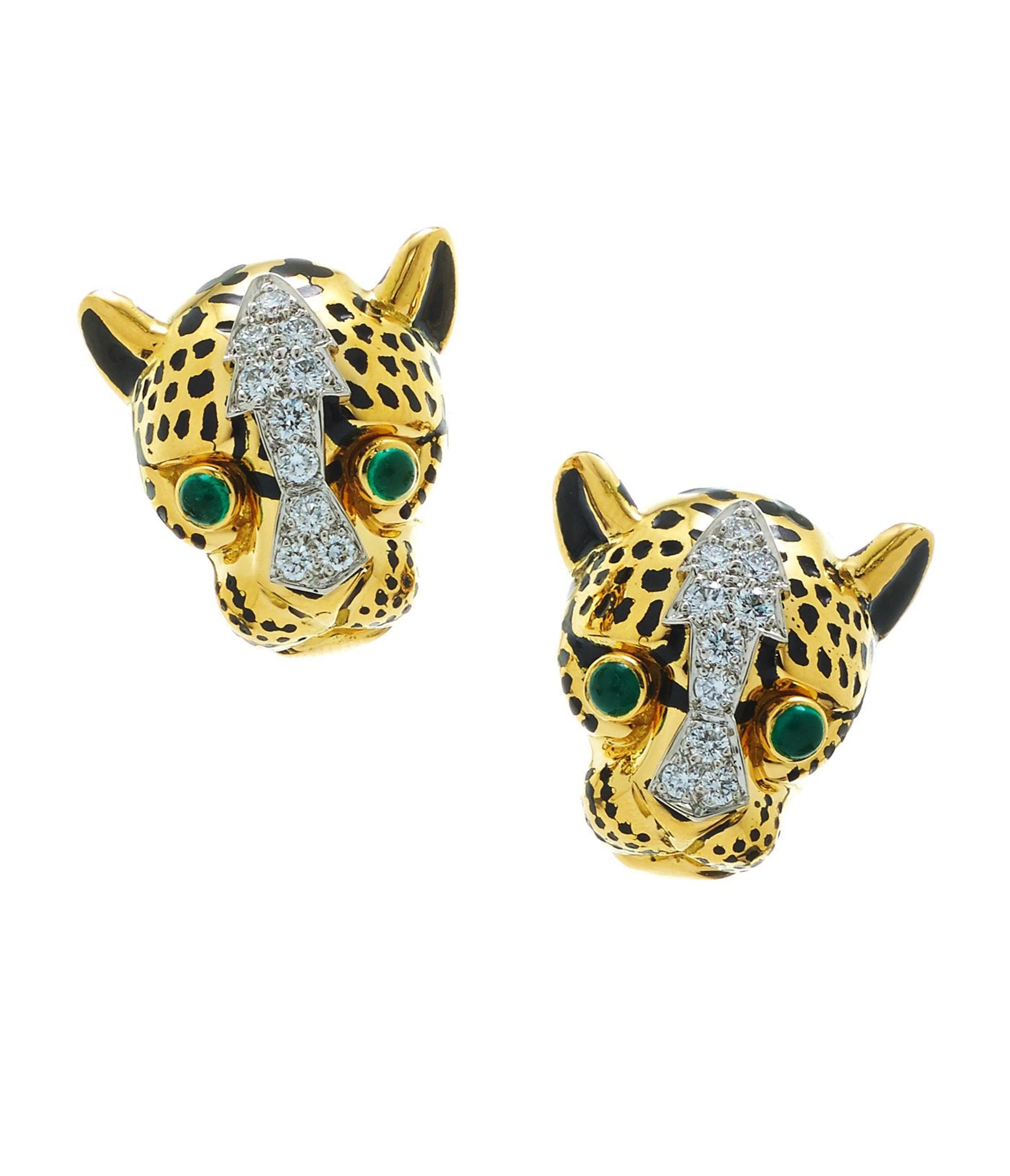 Leopard Earrings