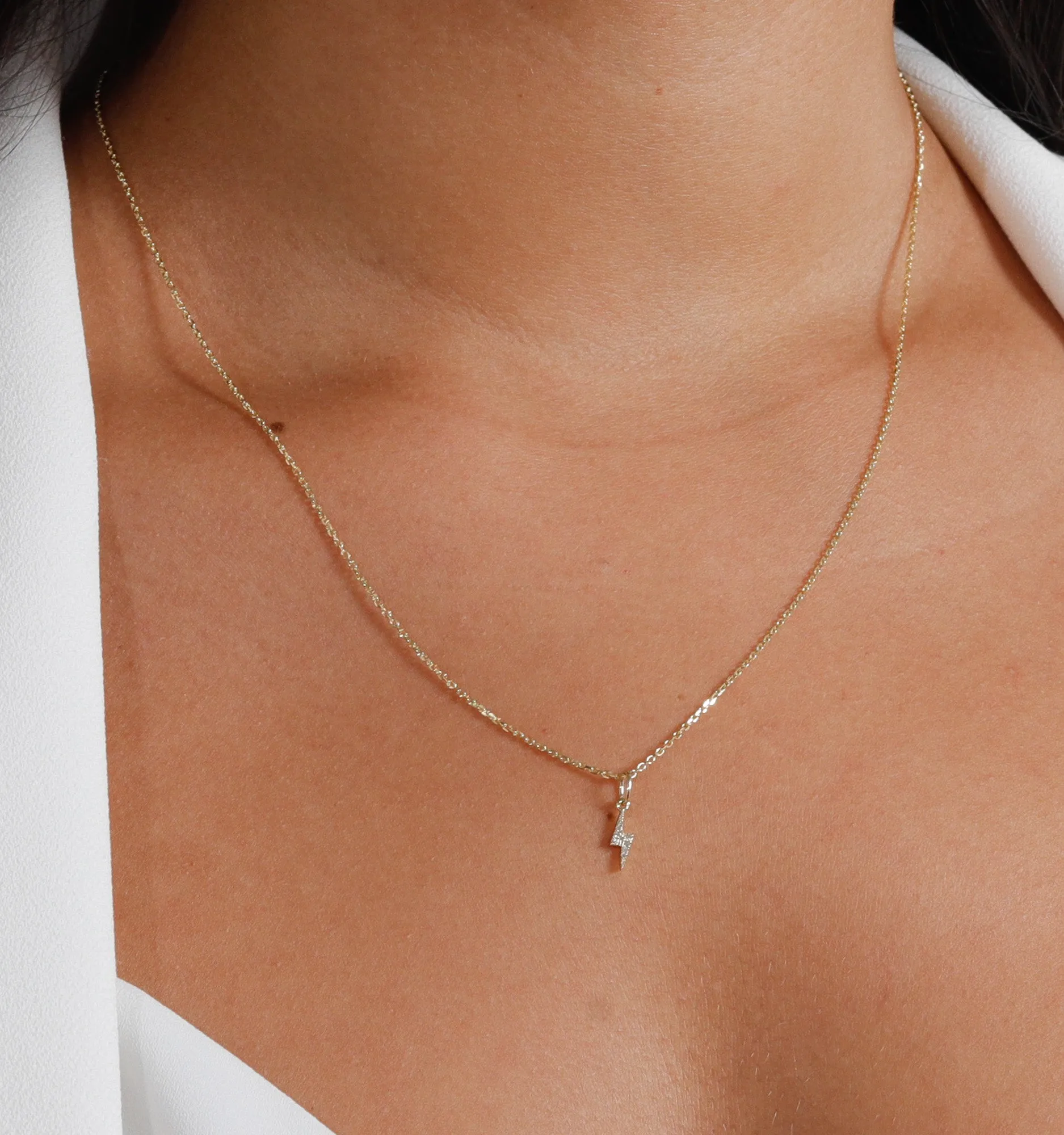 Lightning Diamond Necklace