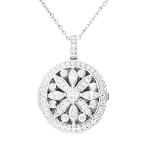 Lola Locket Silver Amelia locket