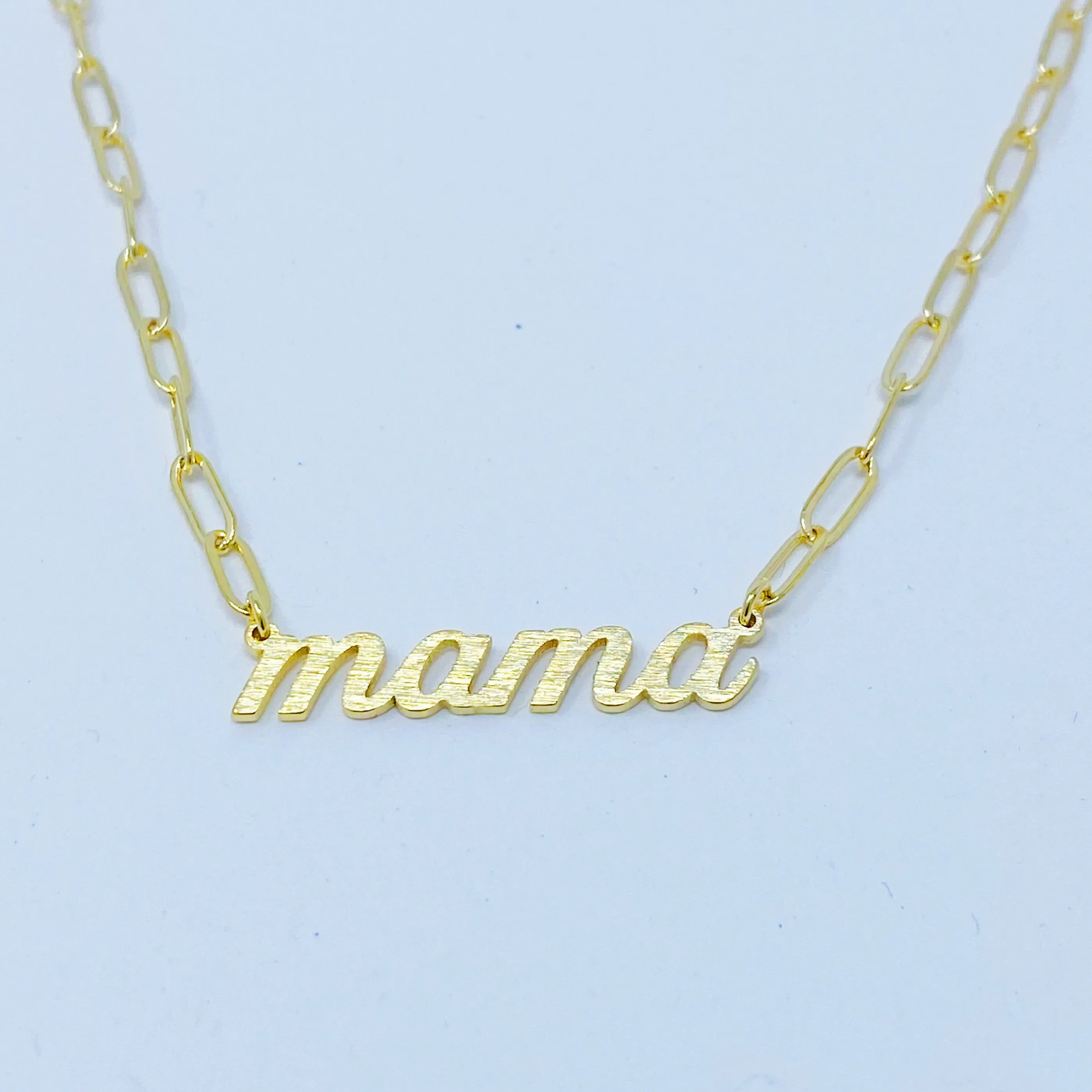 Mama Link Chain Necklace