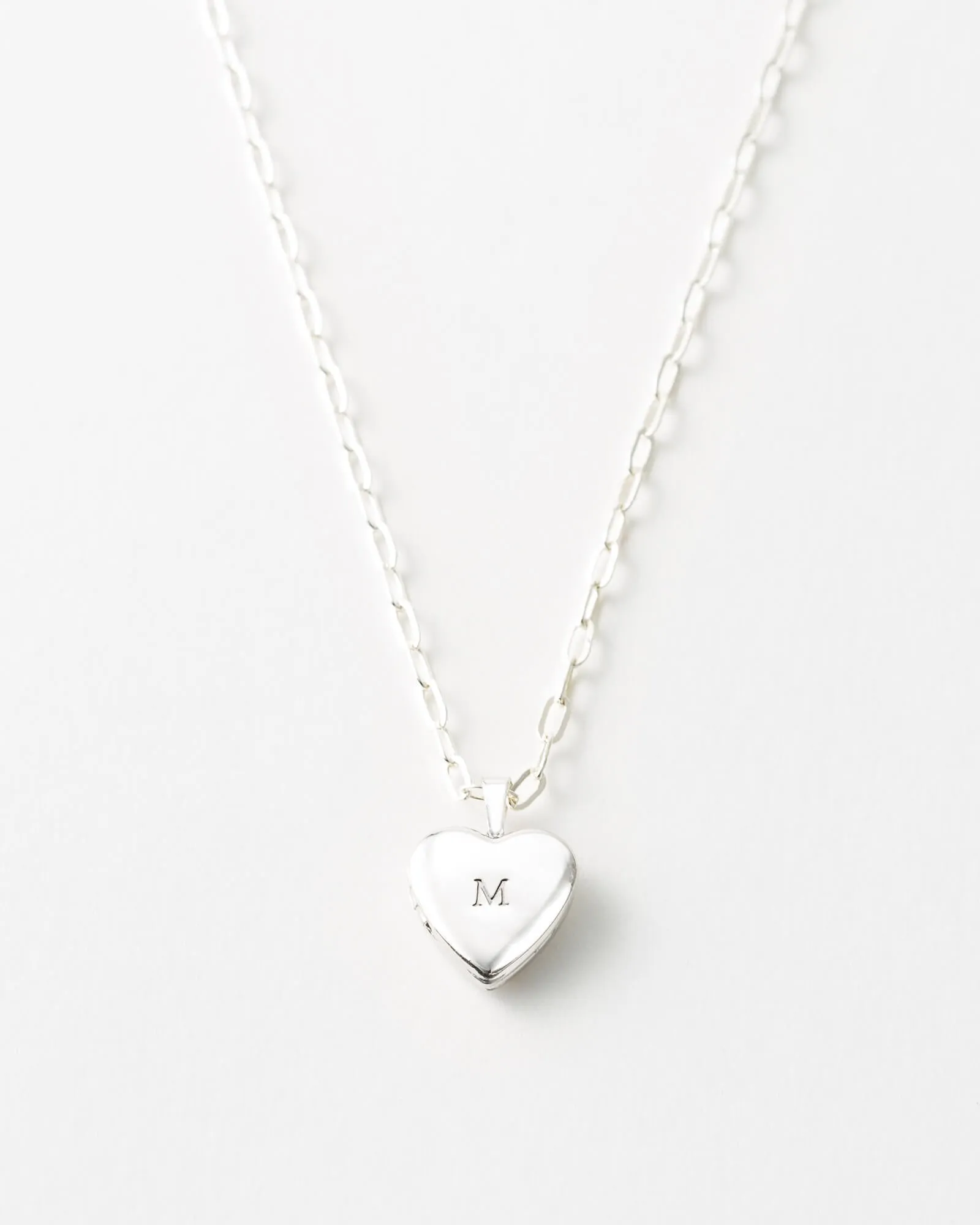 Micro Heart Locket Necklace