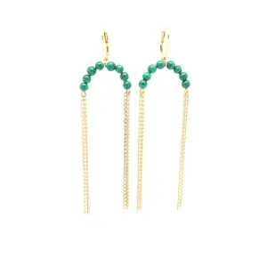 NOLA Malachite Earrings