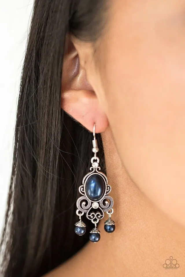 Paparazzi Earring ~ I Better Get GLOWING - Blue