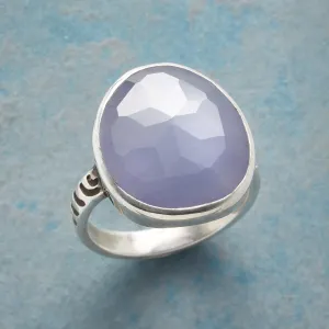 Periwinkle Chalcedony Ring