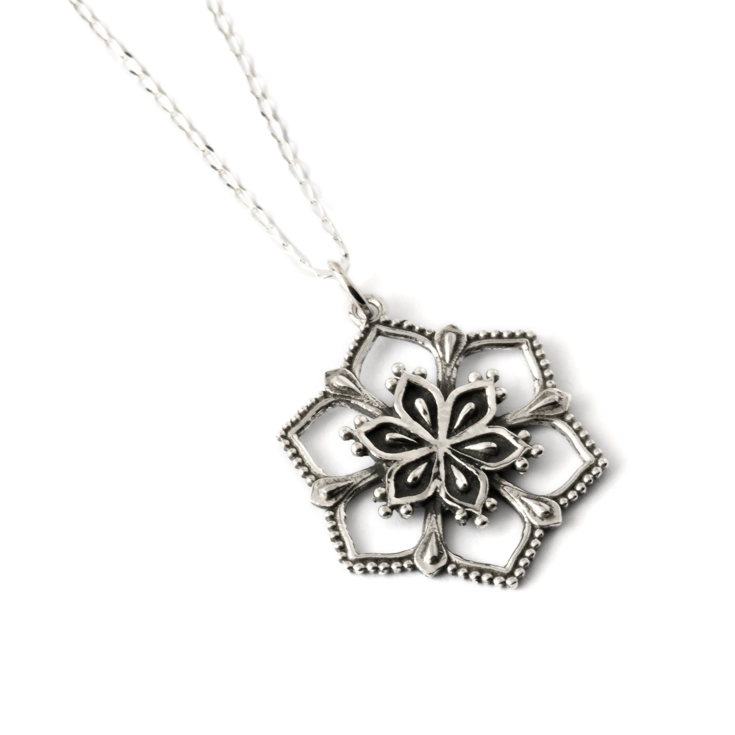 Sadhana Silver Necklace