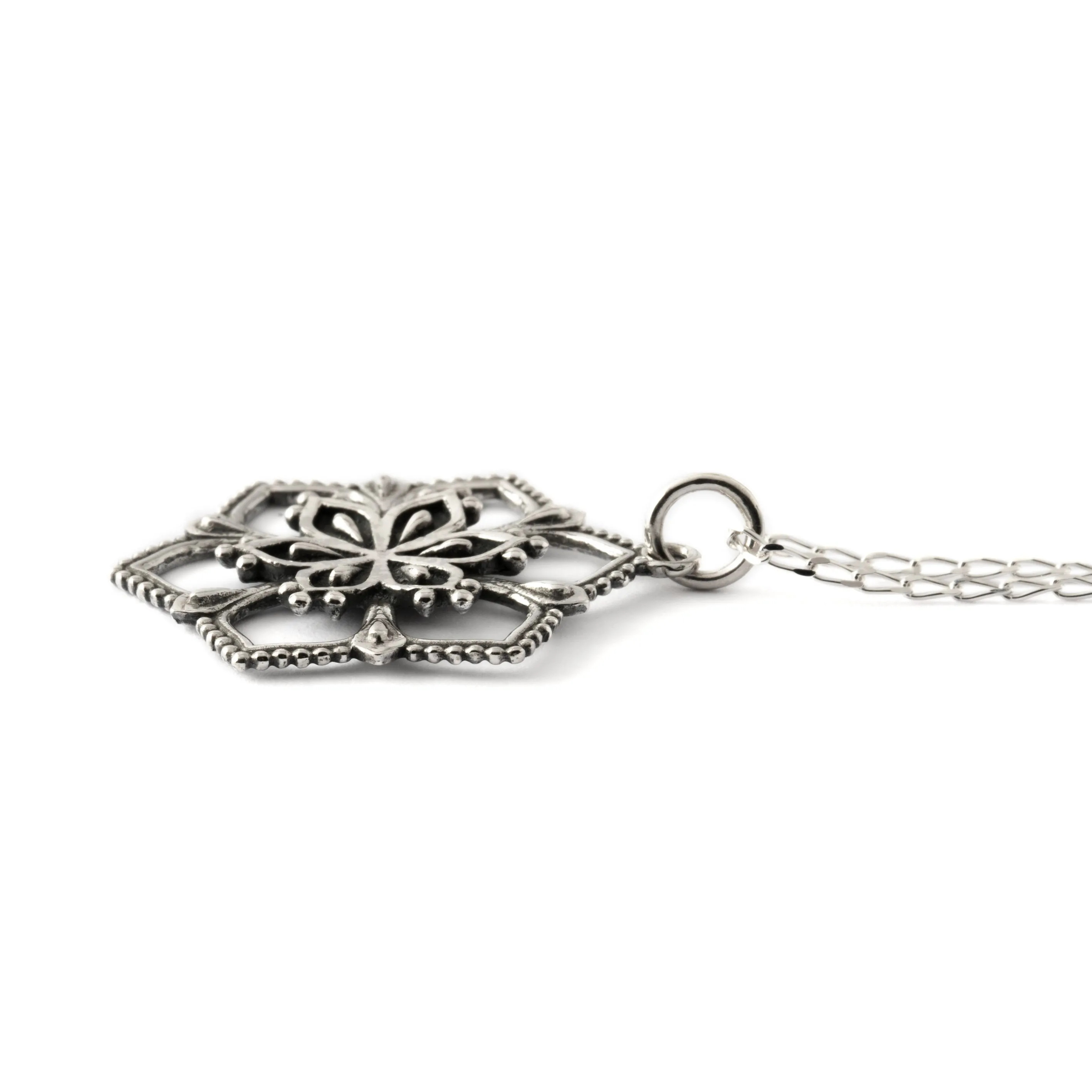 Sadhana Silver Necklace